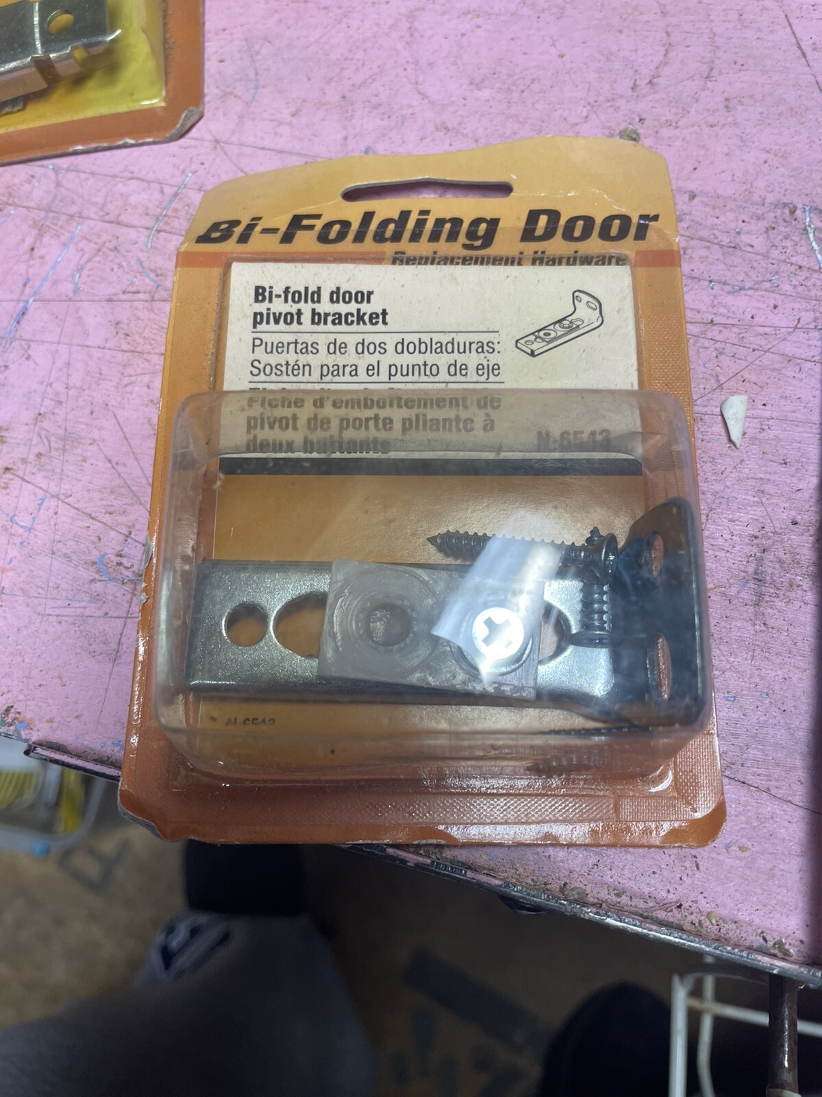 NEW PRIME LINE N6543 BI FOLD DOOR WARDROBE PIVOT BRACKET SALE 7986474