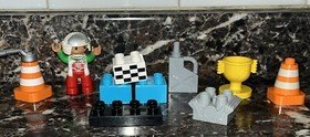 Duplo Lego 10589 Rally Car 13 Pcs Complete Orig Box & Manual Not Included