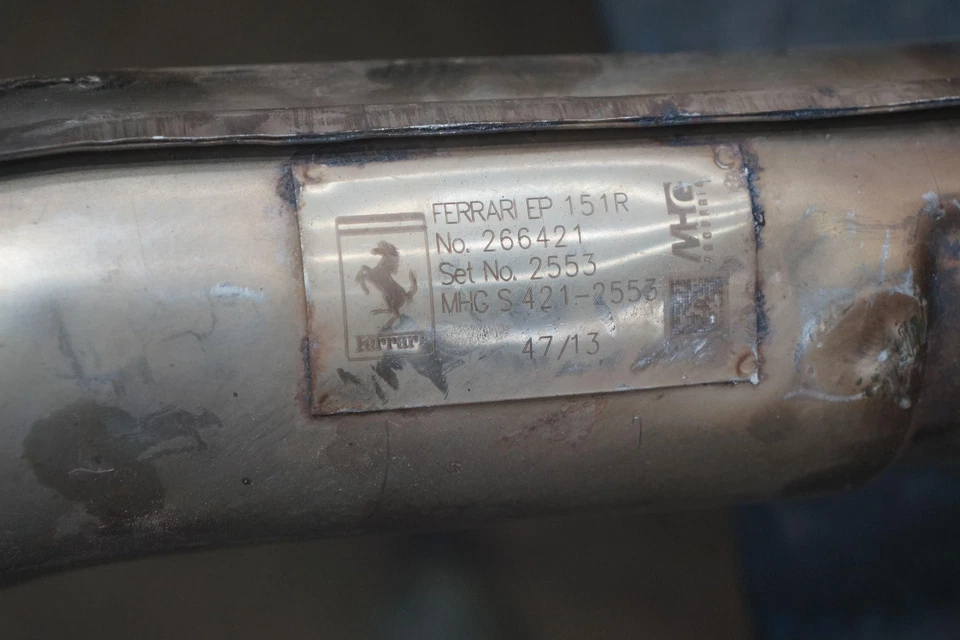 排气消声器右后延长管消音器 266421 原始设备制造商法拉利 FF 2014 — 第 3/3 张图片