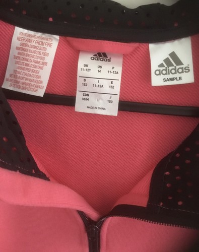 Adidas Girls 11-12Y Jacket Sample Small Marks - Picture 4 of 6