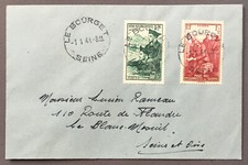 France enveloppe 1er jour Prisonniers de guerre 474/475, 01-01-1941, RARE