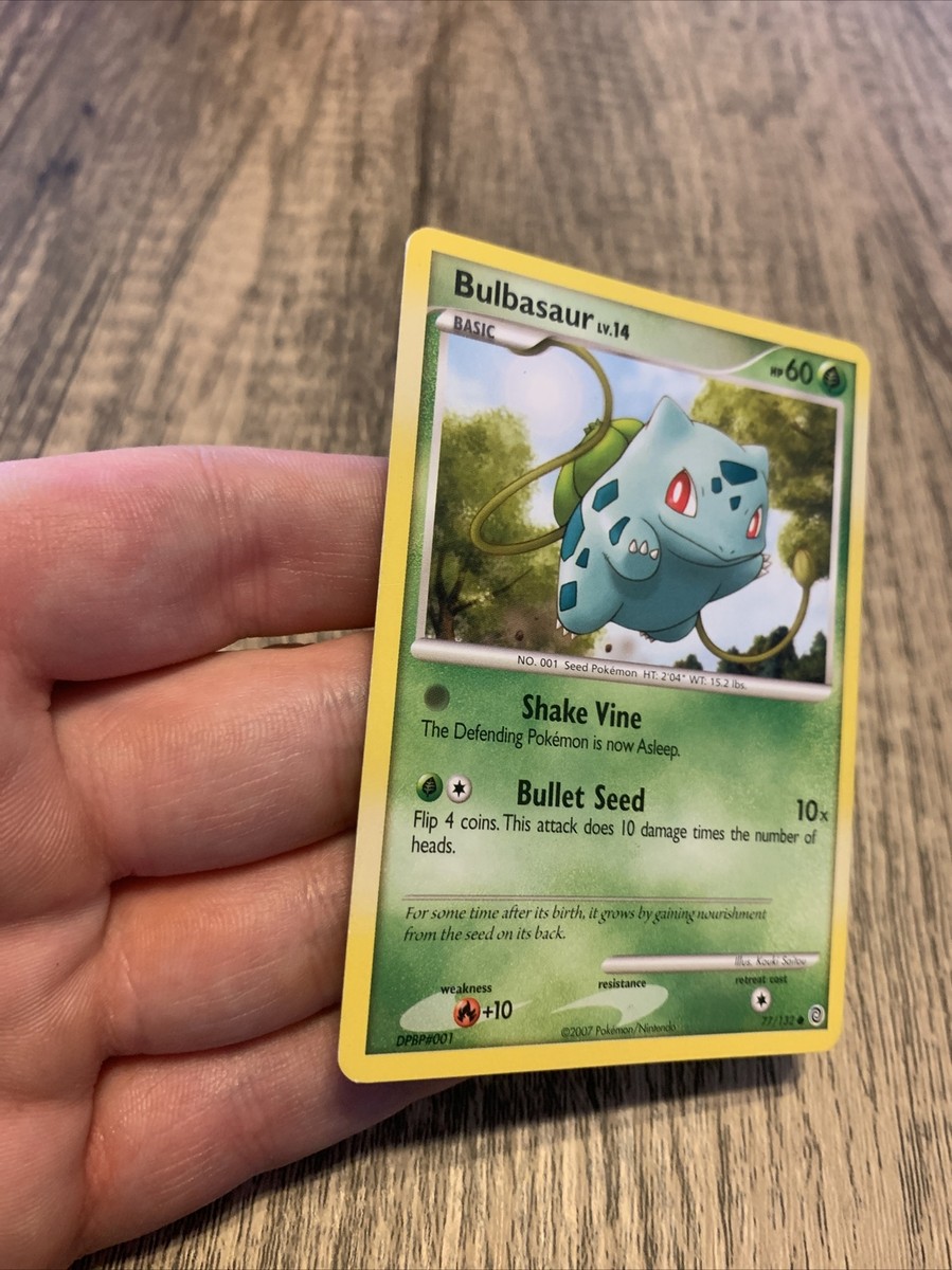 Pokémon TCG Bulbasaur Secret Wonders 77/132 Regular Common | eBay
