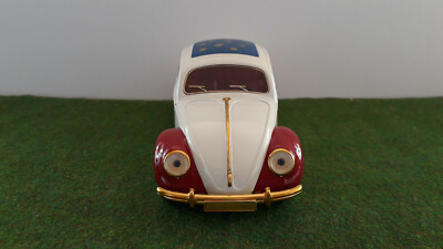 VOLKSWAGEN COCCINELLE berline 1958 COCA COLA blanc 1/17 no 1/18 SOLIDO 9511 voit