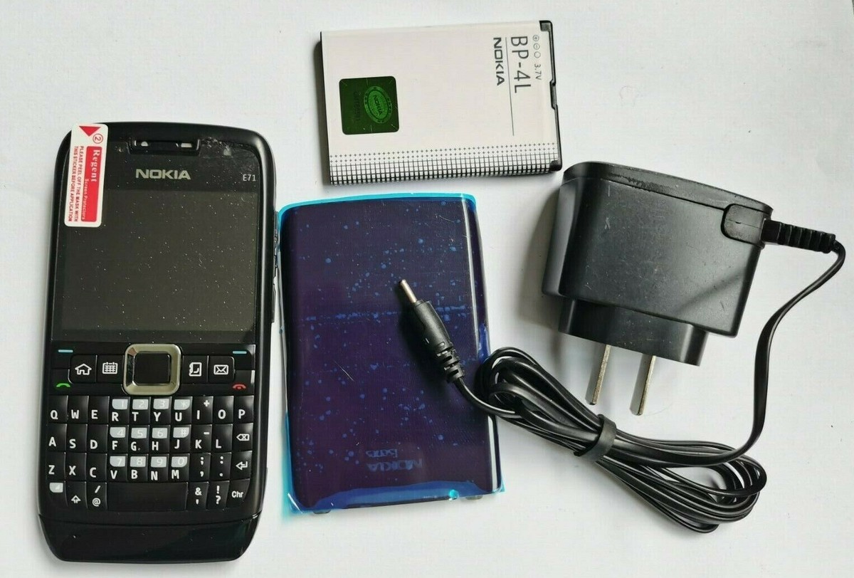 Nokia E71 - 110 MB - Black (Unlocked) for sale online | eBay