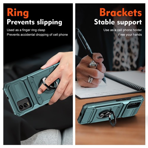 Funda protectora para TCL 50 XL 5G / 50 SE a prueba de golpes con tarjetero billetera - Imagen 56 de 56