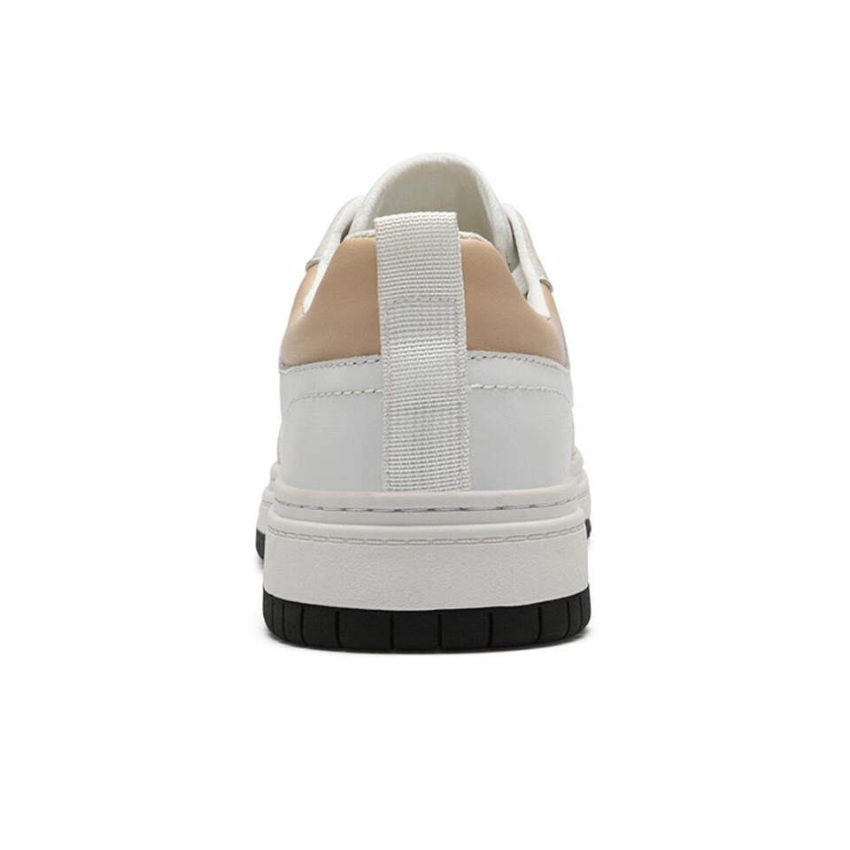 Men's Casual Leather Shoes Breathable Soft Bottom Soft Surface Board Shoes