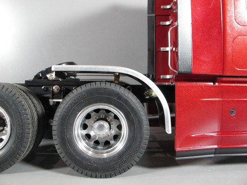 TOY Pair Aluminum Half Style Fender Tamiya R/C 1/14 King Grand Hauler Globeliner - Picture 2 of 11