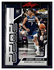 WENDELL MOORE JR RC AUTO SP 2022-23 Panini Instant Autograph Year One L ID:74204