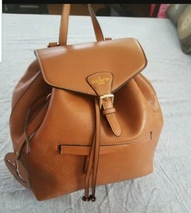jobis tan leather backpack