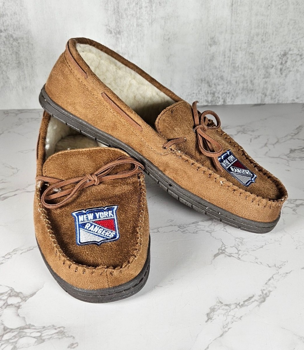 Men Slippers Rangers Moccasin Slippers UEFA Line Up Panoramic Postcard