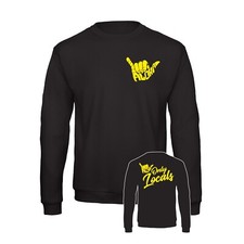 Felpa girocollo KIte Surf only locals, surf cool Kitesurf sweatshirt ALOHA