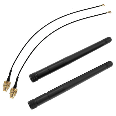 Mini PCI-e to RP-SMA Extension Cable 2dBi 2.4GHz WiFi Bluetooth Wireless Antenna