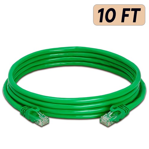 Green Cat6 Patch Cord Cable Network Cat6 Cable Internet Ethernet Modem Cable LOT - Picture 11 of 15