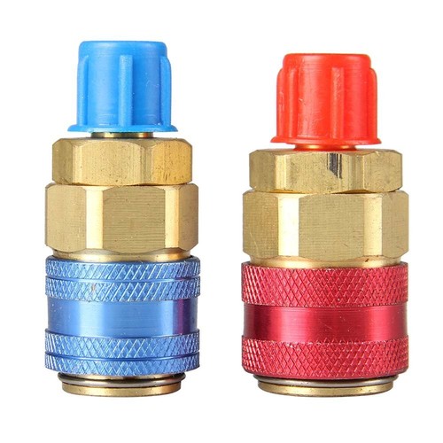 High Low AC Quick Coupler Adapter for Freon Manifold Gauge Hose Conversion Kit - Picture 13 of 15
