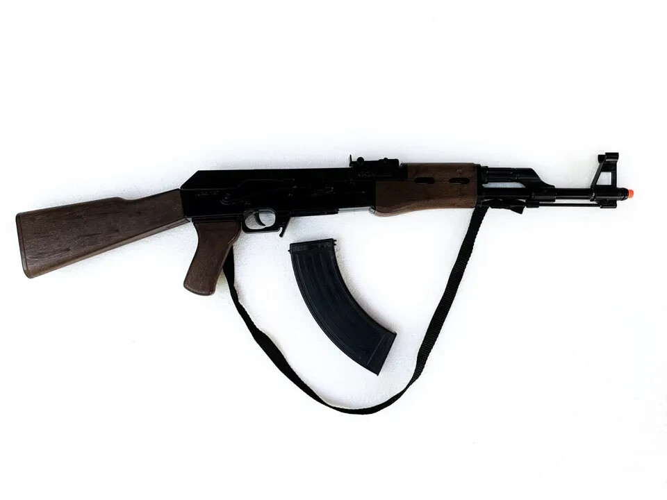Gonher AK-47 Style Cap Gun Long Rifle - Black Finish Made In