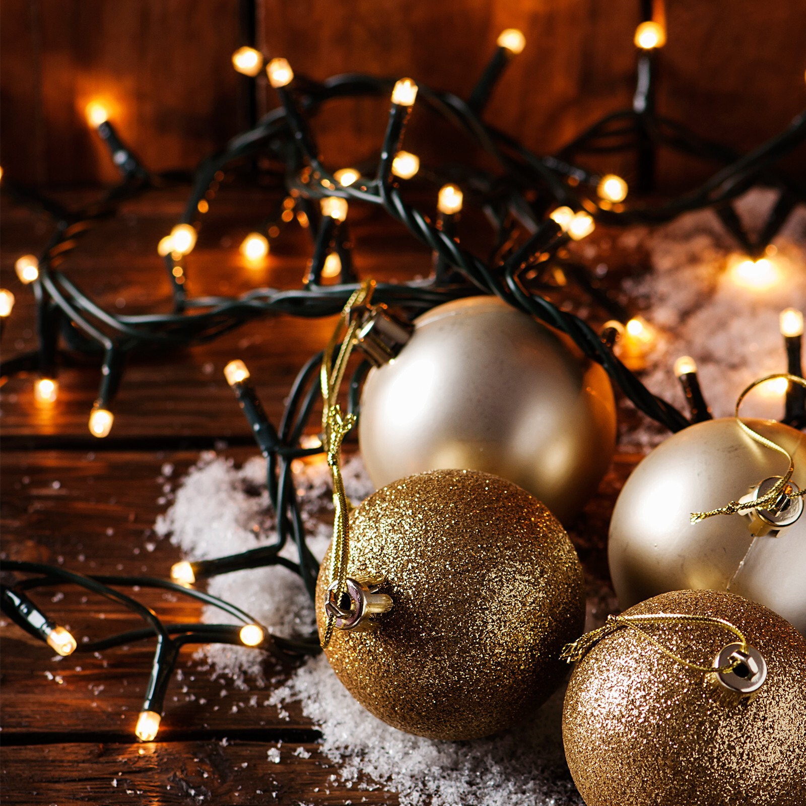 SALCAR 5m LED Lichterkette Weihnachtsbaum Christbaumbeleuchtung 8 Modi Warmweiß