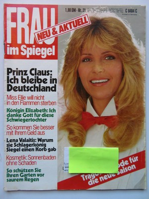 Frau Im Spiegel 21 1983 Katja Ebstein Maria Schell Carola Haggkvist Karldall Ebay