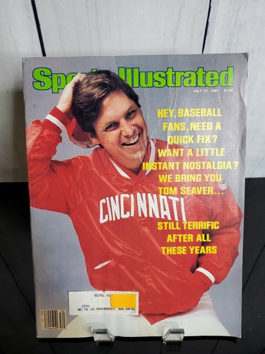 27 de julio de 1981 SPORTS ILLUSTRATED Tom Seaver Nostalgia Cincinnati Béisbol - Imagen 1 de 8