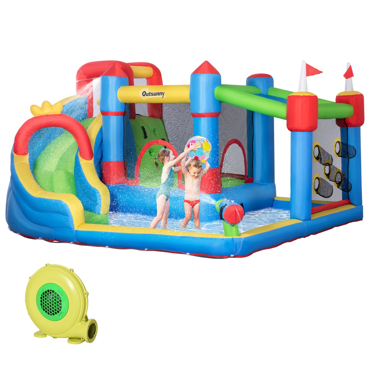 Inflatable Pool Slide Kmart Jumping Castle Water Slide Anko