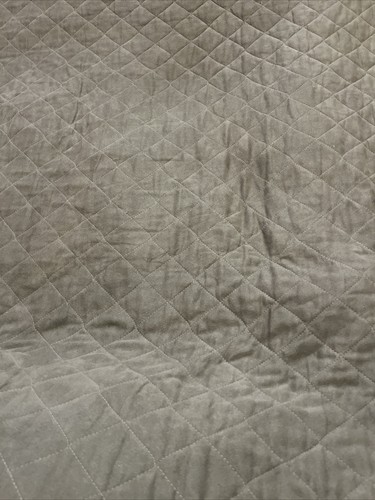 Piumino Madden King verde oliva diamante trapuntato bottoni micro denari scamosciato caldo - Foto 4 di 9