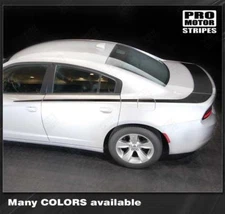 Dodge Charger 2015 2016 2017 2018 2019 Side & Rear Accent Stripes Decals