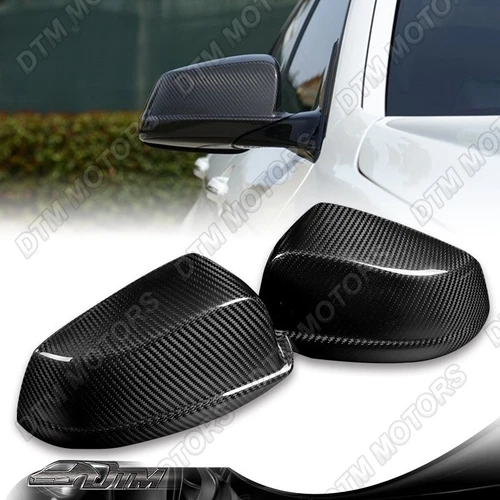 For 10-13 BMW F10 F11 F18 530i 535i 550i Real Carbon Fiber Side Mirror Cover Cap