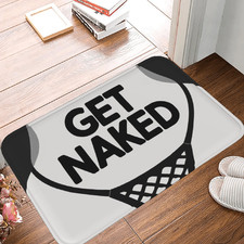 Funny Bathroom Monochrome Quote Doormat Indoor Entrance Floor Mat Rug Home Decor
