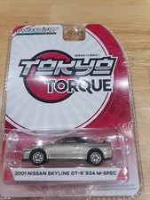 2017 GREENLIGHT TOKYO TORQUE Series 1 2001 NISSAN SKYLINE GT-R R34 M-SPEC JDAM