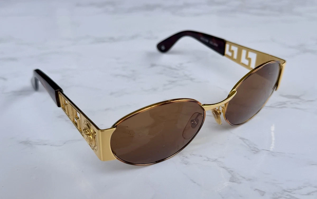 Versace Gold with Vintage Sunglasses for Women for sale | eBay