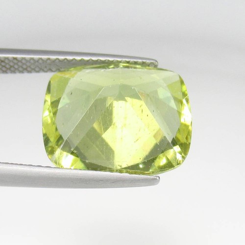10.33 Ct Natural Mind Blowing Luster Mint Green Apatite Cushion Cut- 2221 - Picture 2 of 2