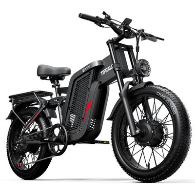 20'' E-Bike Elektrofahrräder für Erwachsene 52V24AH Elektro-Mountainbike 1000W*2