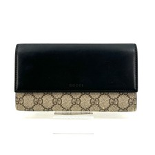 GUCCI GG Wallet Supreme Black Authentic