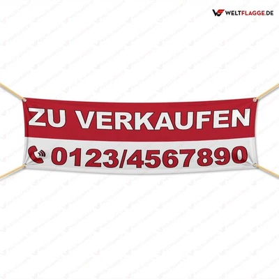 ZU VERKAUFEN! Werbebanner Werbeplane Plane verschiedene Größen PVC - Bild 1 von 4