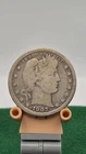 1907 Barber Silver Quarter G Good 25c Coin Collectible