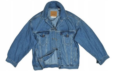 LEVIS Denim Trucker Jacke mit Oversize Schnitt S