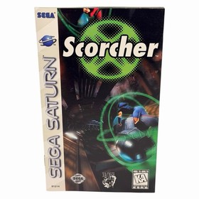 Scorcher (Sega Saturn, 1996) CIB Complete w/ Manual & Registration Card Tested