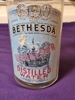 Bethsesda Distilled Water 1/2 Gal Bottle ( Waukesha, WI) Original Label — photo 2