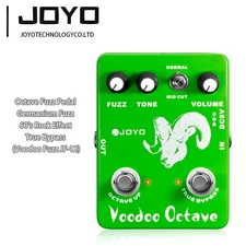 JOYO Octave Fuzz Effect Pedal 2 Modes Electric Guitar True Bypass DC 9V for Bass