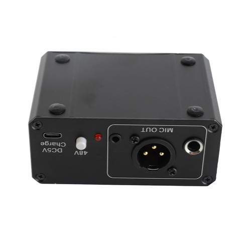 Mikrofon Vorverstärker High Gain 48V Phantom Power XLR Ausgangsmikrofon Vorvers - Bild 3 von 22