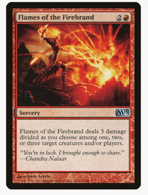 Flames of the Firebrand - Magic 2013/2014 (x4) PLAYSET Magic the Gathering