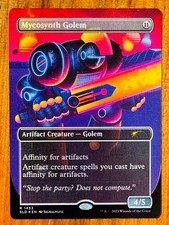 Mycosynth Golem (Mycosynthwave Rainbow Foil) [Secret Lair Drop] MTG NM Foil