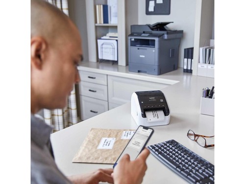 Brother QL-1110NWB Desktop Direct Thermal Monochrome Label Printer - Picture 5 of 5