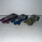 Hot Wheels Redline Splittin Image 1968 2 Cars, Blue & Antifreeze, 1 25th Ann