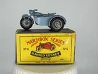 NM Matchbox Lesney 4c Triumph T 110 and Sidecar and original box