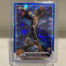 2023-24 Topps Chrome Sapphire #61 Jalen Wilson Rookie RC