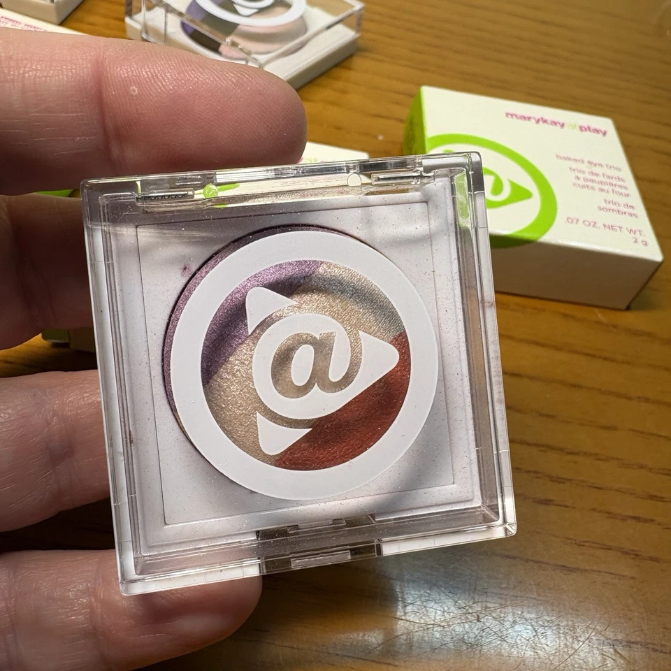 Mary Kay At Play Baked Trio Eyeshadow 3 Unused NOS  - Image 3 of 4