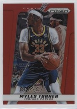 2024-25 Panini Prizm Deca Red Prizm 57/199 Myles Turner #103 0xh3