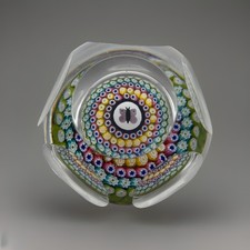 Whitefriars Schmetterling Bild Stock & konzentrischer Ring PS203 Briefbeschwerer