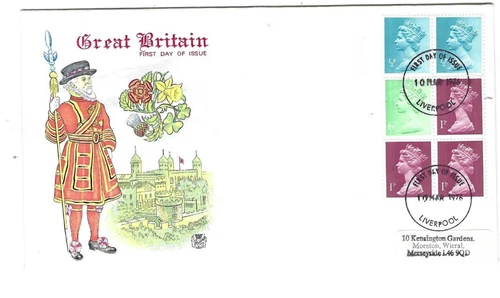 Stuart Comm/FDC - Booklet Pane - 1976  (ST172)