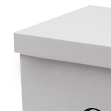 Cardboard Storage Box Large Capacity Storage Organizer Box Corrugated Paper FI